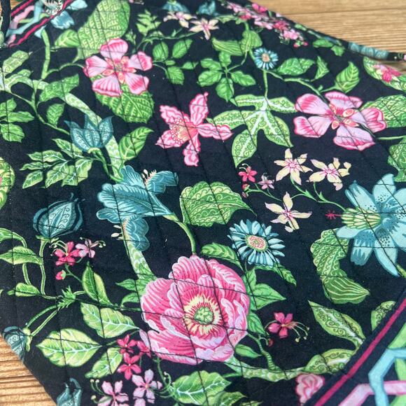 Vera Bradley Botanica Retired Backsack Drawstring Backpack - Picture 3 of 9